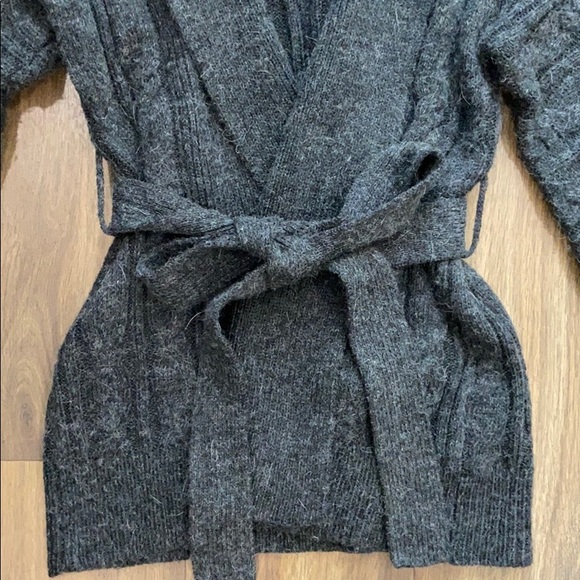 Wool Blend Wrap Cardigan - Picture 2 of 9